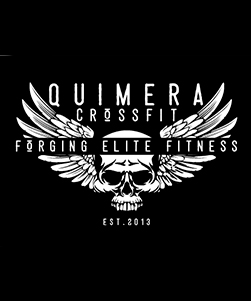 Logotipo negro de Quimera Crossfit