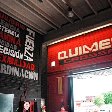 Fotografia de las instalaciones de Quimera Crossfit